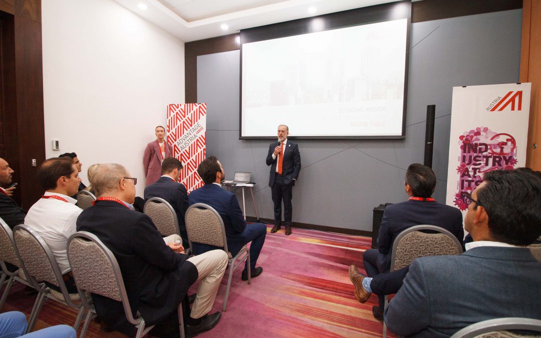 Marco Del Prete promueve Querétaro ante empresas austriacas