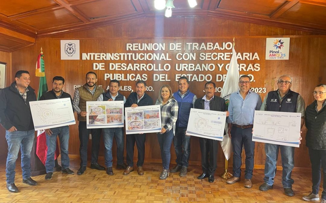 Trabaja SDUOP en proyectos para impulsar el desarrollo económico de Pinal de Amoles