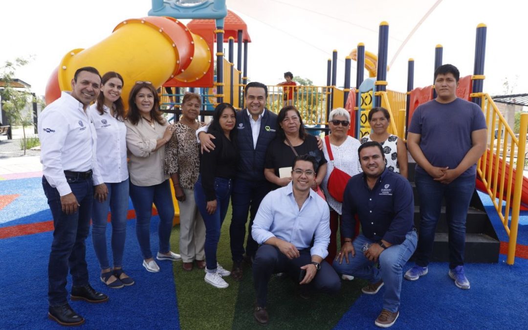Entrega Luis Nava el nuevo parque Benito Juárez