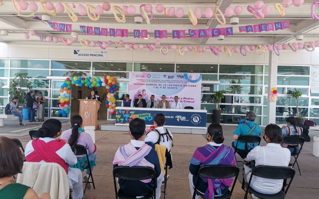 Realizan taller Padre y Madre involucrados en la Lactancia Materna en SJR