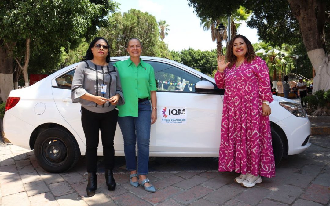 Refuerza IQM con vehículo automotor estrategia de prevención de la violencia en el semidesierto