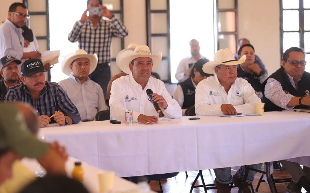 Se reúne Rosendo Anaya con titulares de Desarrollo Agropecuario de los 18 municipios