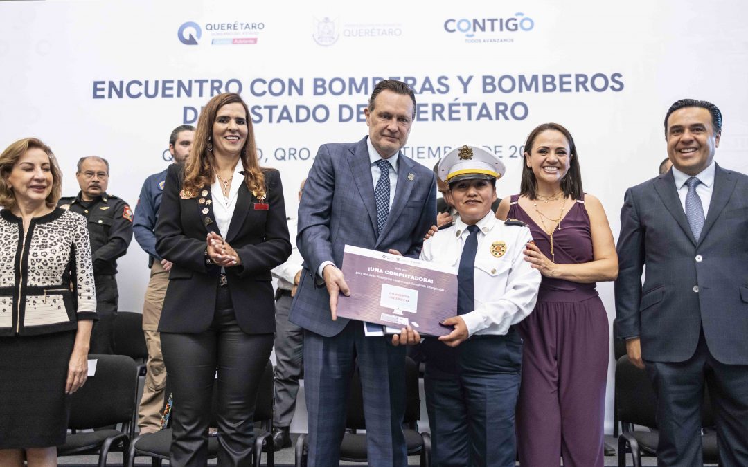 Reconoce Gobernador labor de los Bomberos queretanos