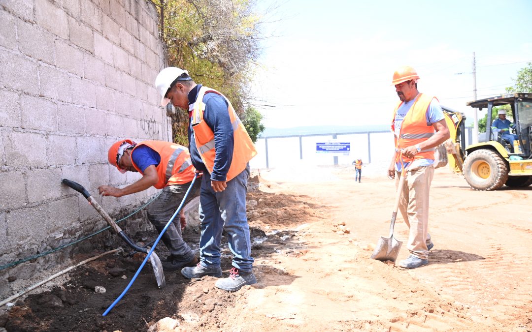 Con un avance de más del 30% obras sociales en Lomas de Guadalupe