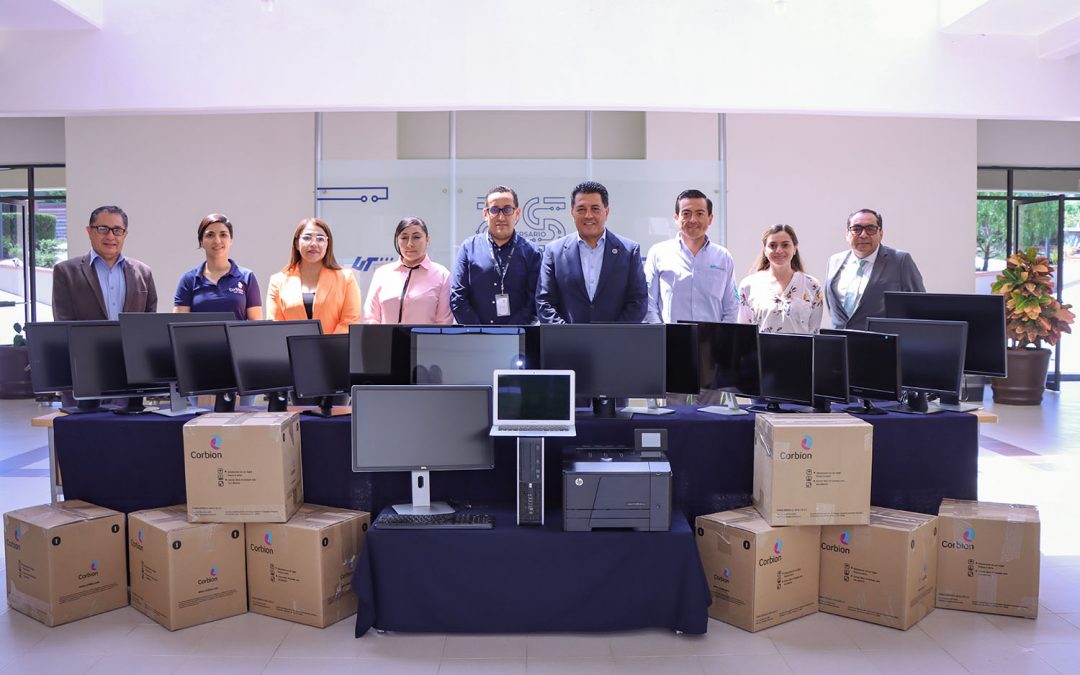 Recibe UTSJR donación de equipo de cómputo