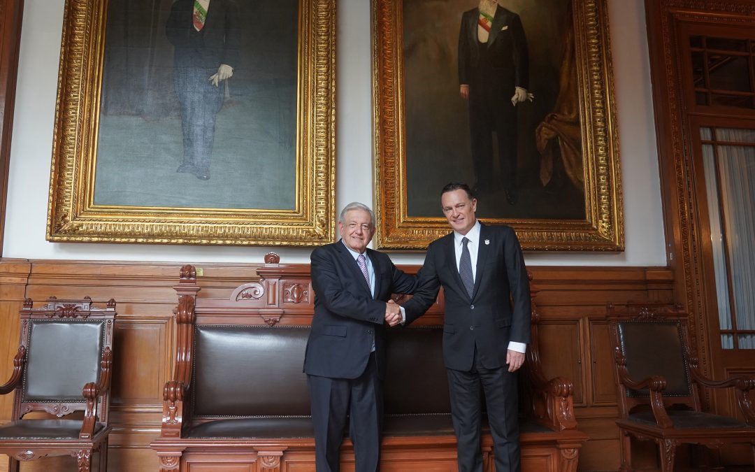 Se reúne Mauricio Kuri con el Presidente de México