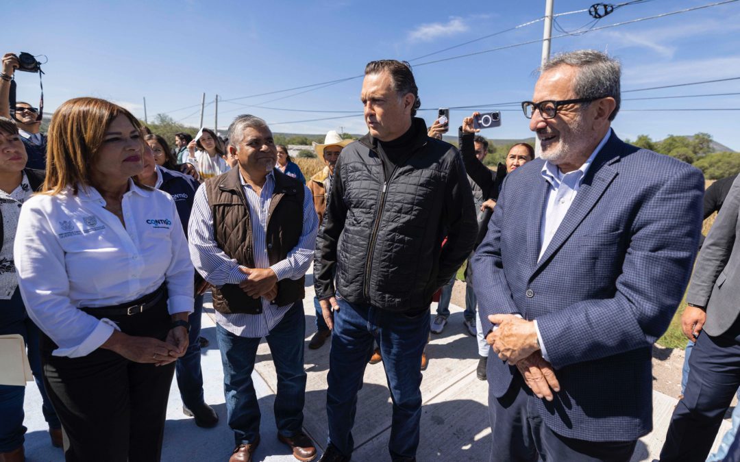 Entrega Mauricio Kuri modernización de la carretera Querétaro-Chichimequillas y ampliación del Paso Vehicular Superior