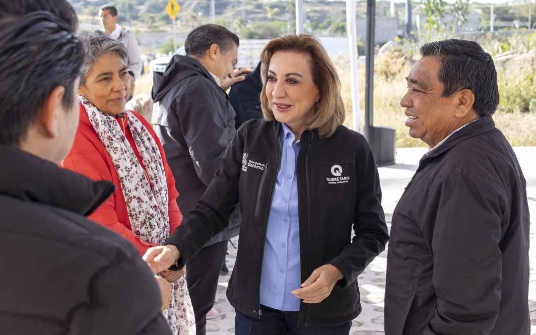 Entrega Lupita Murguía primera etapa de mejoramiento de calles en La Cuadrilla de Juriquilla