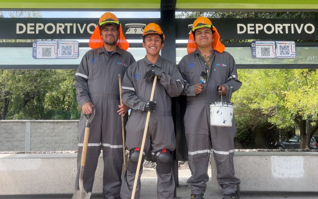 Rehabilita AMEQ 66 paraderos del transporte público