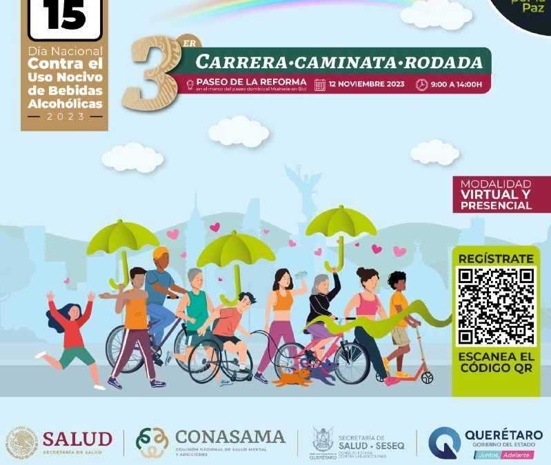 Invita SESA a la Tercera Carrera, Caminata y Rodada virtual