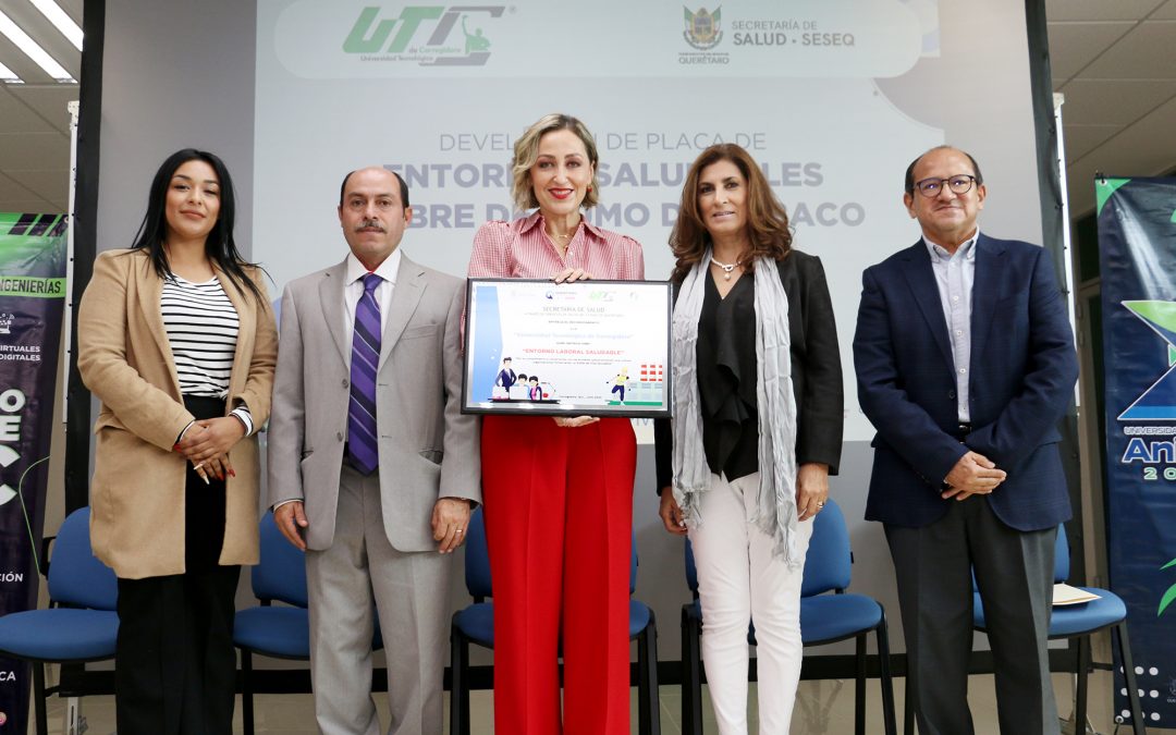 Certifican a UTC como Entorno Laboral Saludable y Libre de Humo de Tabaco