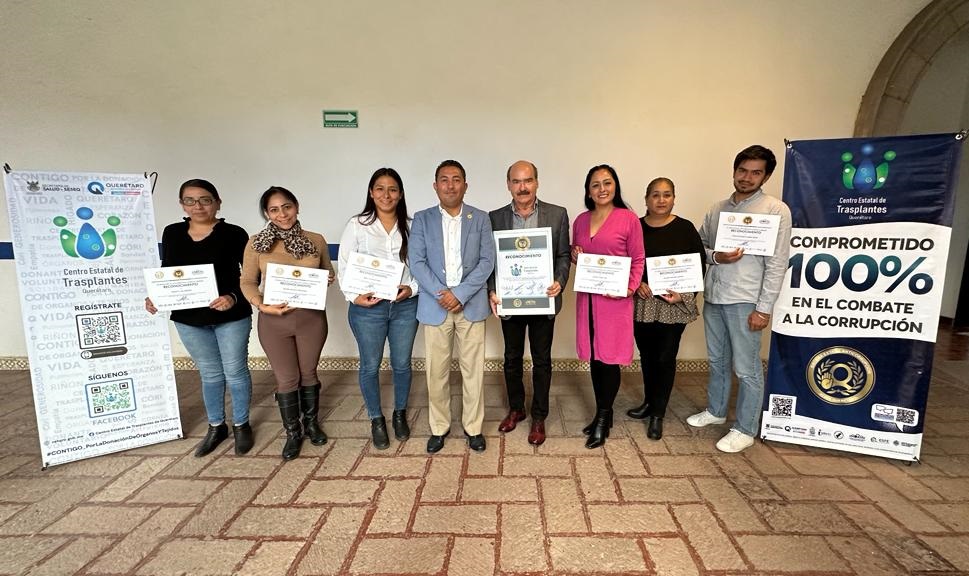 Capacitan a trabajadores del Centro Estatal de Trasplantes contra la corrupción