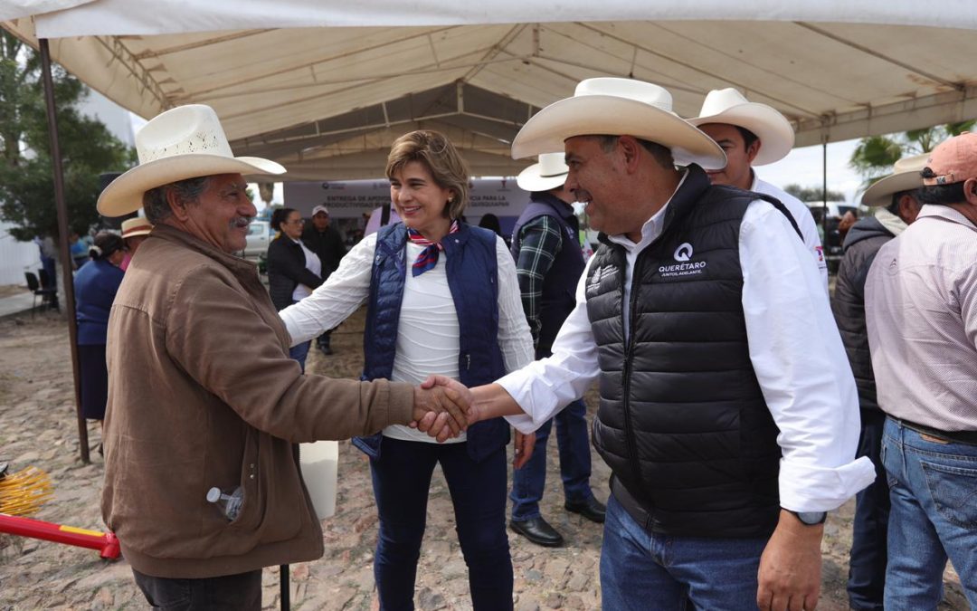 Entrega SEDEA apoyos del Programa Contigo en Concurrencia en Tequisquiapan