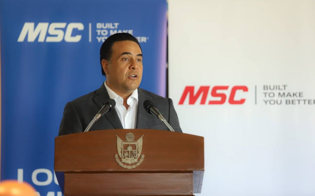 Acude Luis Nava a la inauguración de MSC Servicios Compartidos en Querétaro