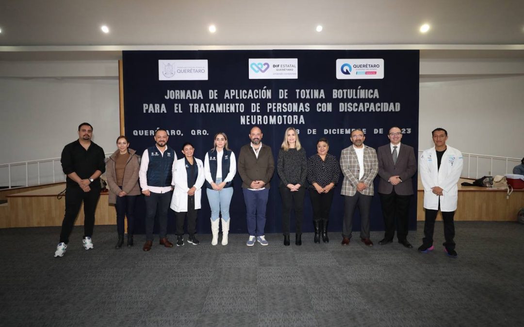 Beneficia SEDIF a pacientes del CRIQ con Jornada de Toxina Botulínica
