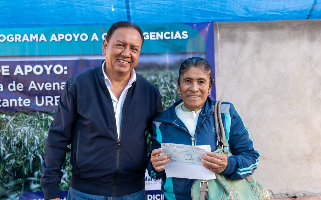 Municipio de El Marqués entrega apoyos a productores, afectados por la sequía