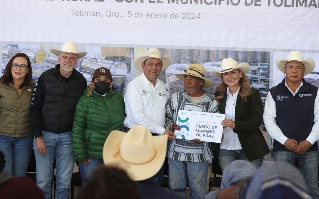 Entrega SEDEA apoyos a productores del semidesierto