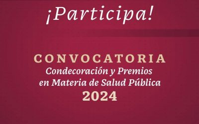 Emite SESA convocatoria para la Condecoración y Premios en Salud Pública 2024