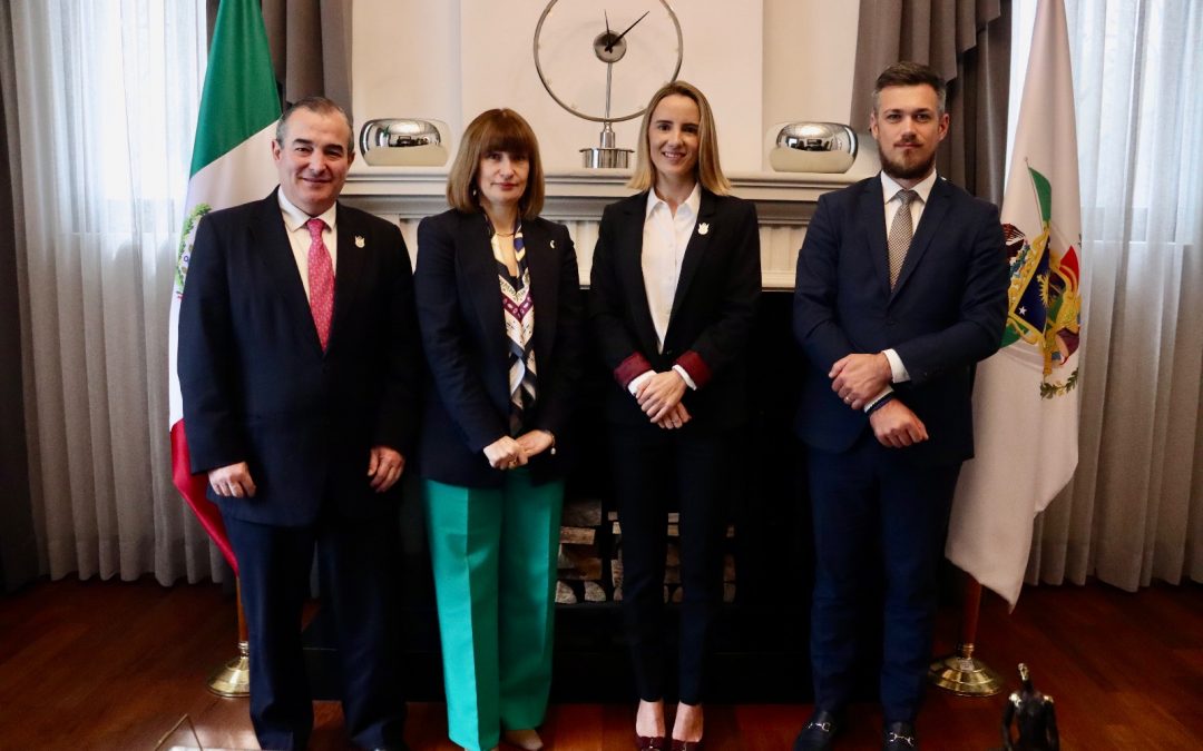 Visita embajadora de Ucrania a la Representación de Querétaro en la Ciudad de México