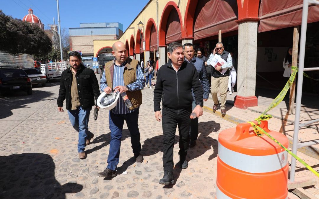 Presentan autoridades proyecto de rehabilitación del mercado municipal de Amealco