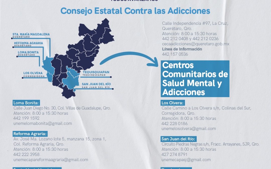 Brinda SESA acciones a favor de la salud mental y prevención de adicciones