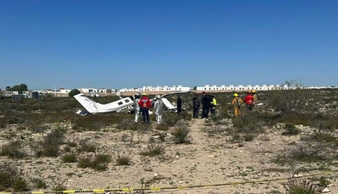 Accidente en avioneta deja 4 muertos en Ramos Arizpe, Coahuila
