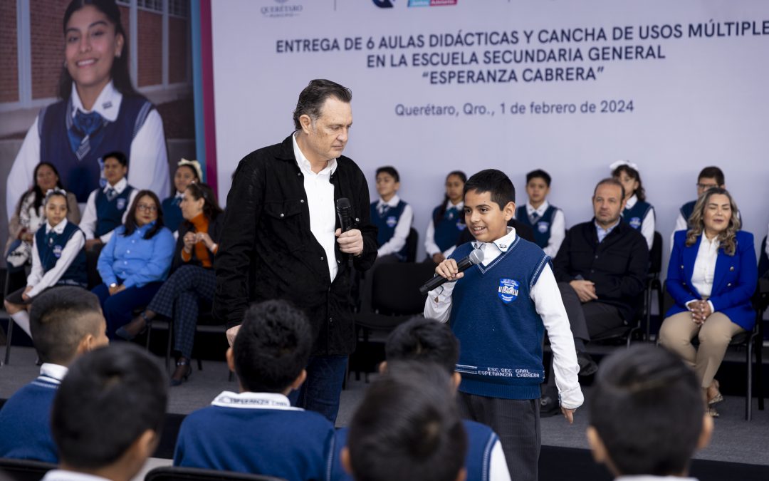 Entrega Gobernador infraestructura educativa por más de 20 mdp en la escuela Esperanza Cabrera