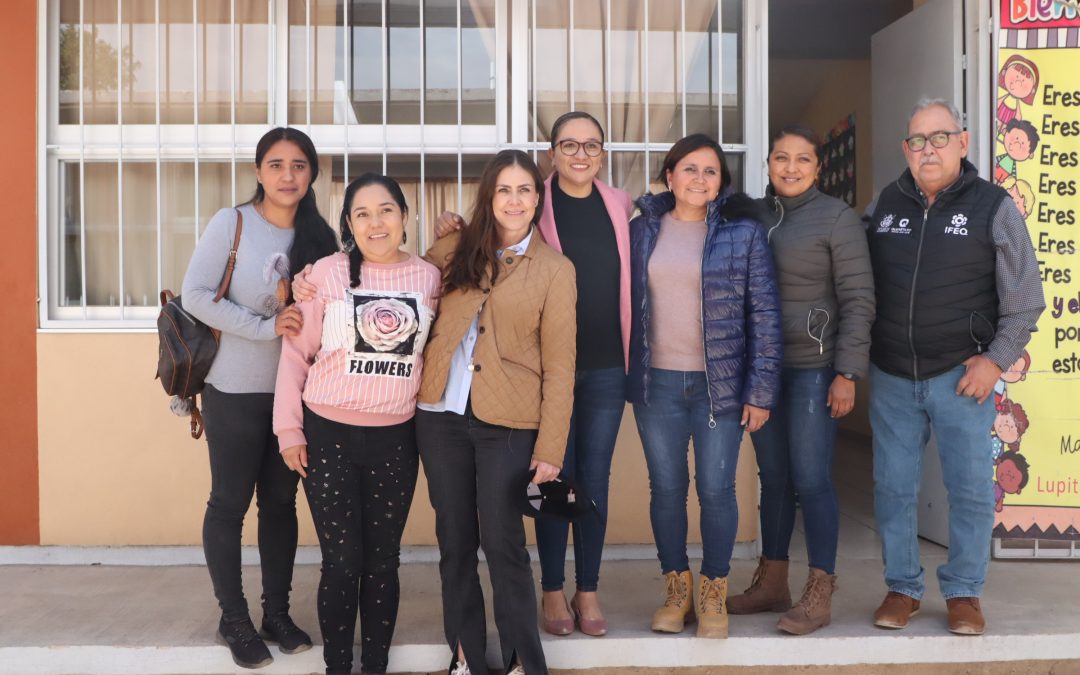 Entregan obras de infraestructura educativa en Tequisquiapan