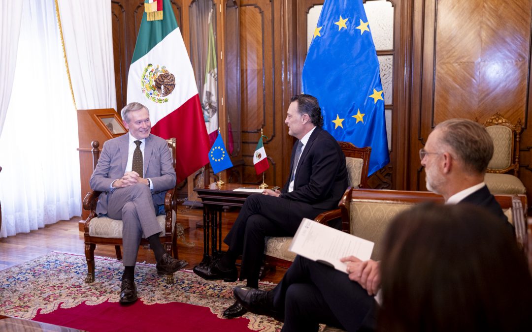 Se reúne Gobernador con Embajador de la Unión Europea