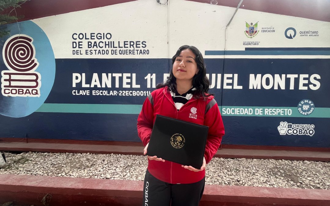 Gana estudiante del COBAQ segundo lugar en el concurso La Juventud y la Mar