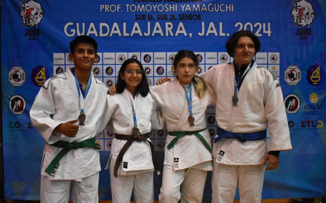 Vencen judocas queretanos en Torneo Nacional de Judo