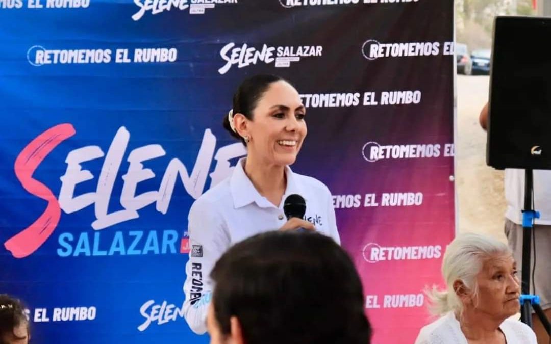 La seguridad será una prioridad en mi gobierno: Selene Salazar
