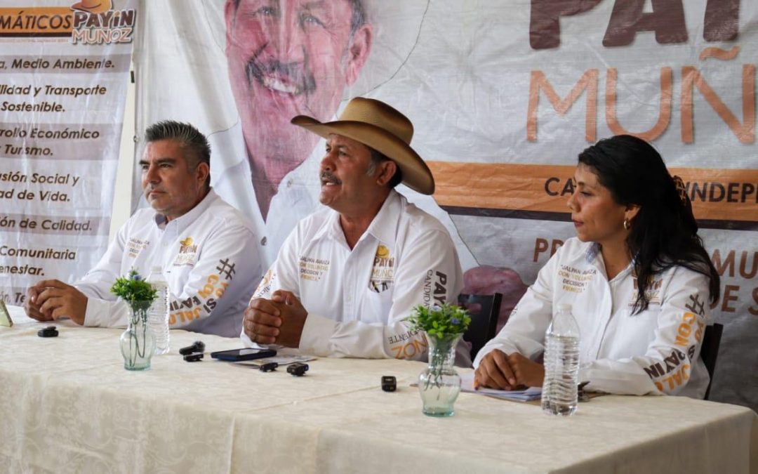 OLGA LEAL LLEVA EL MENSAJE DE PAYÍN MUÑOZ A LAS COMUNIDADES