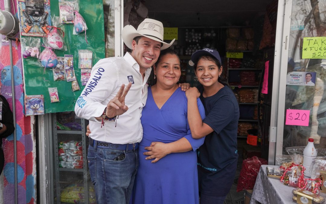 Rodrigo Monsalvo realizará inversión en obra pública para calles y escuela en Saldarriaga y Palo Alto