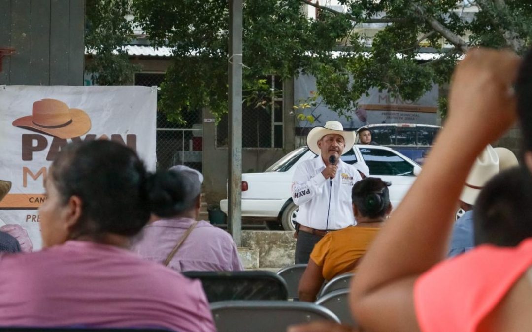 PAYIN MUÑOZ ASEGURA QUE SE RECUPERARA LA SEGURIDAD Y LOS ESPACIOS PÚBLICOS