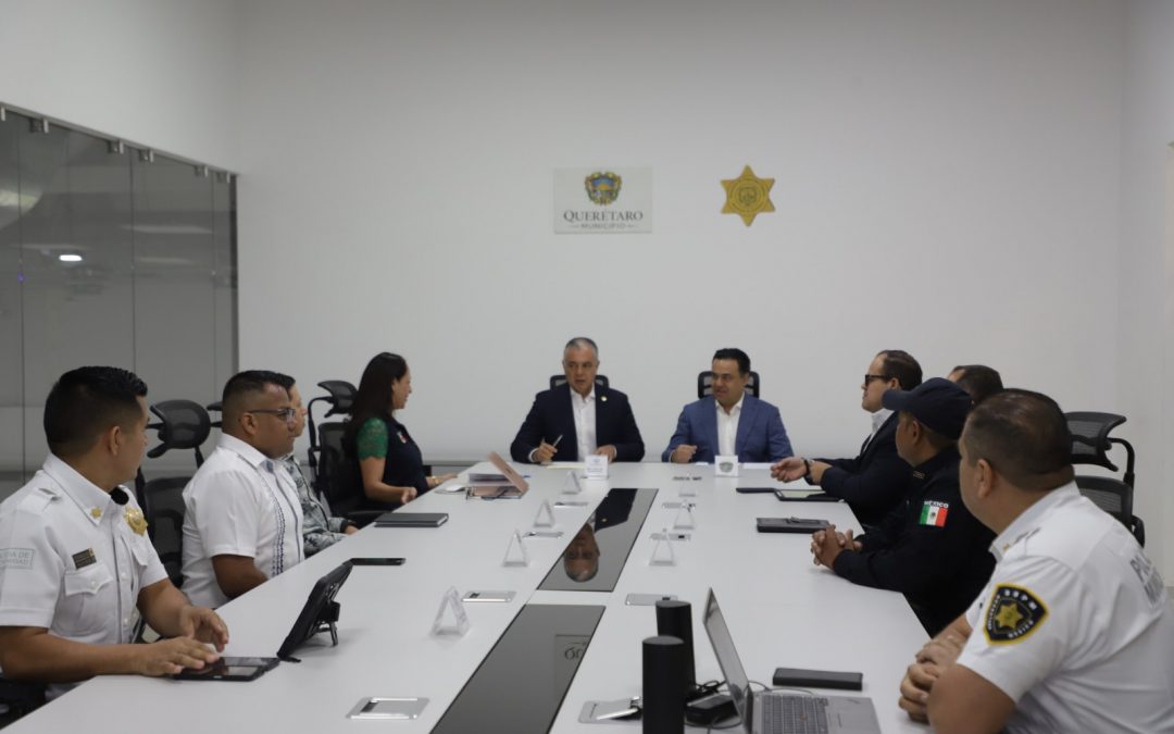 Participa Municipio de Querétaro en la Mesa de Coordinación Regional para la Construcción de la Paz y Seguridad