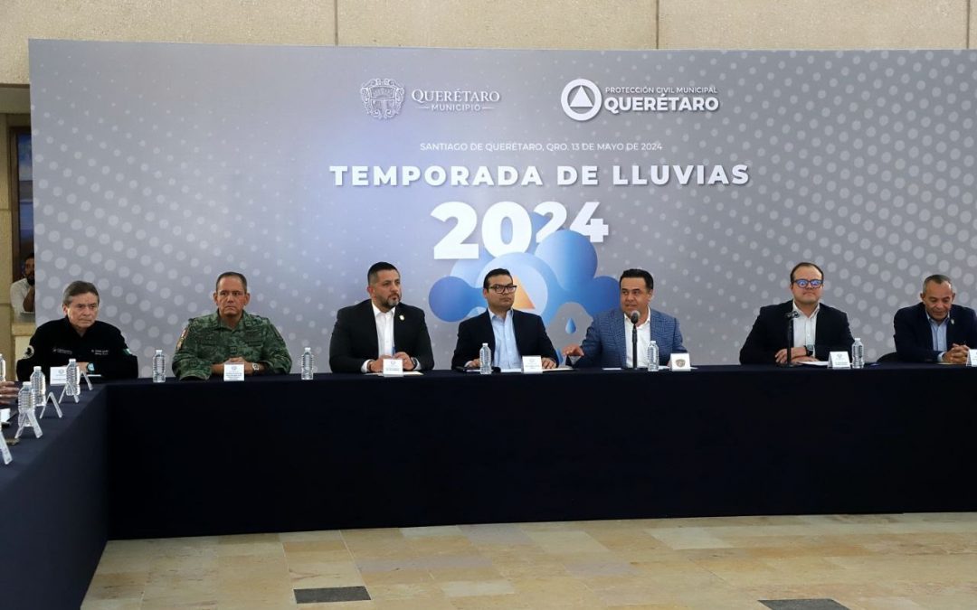 Listo el Municipio de Querétaro para la Temporada de Lluvias de este 2024
