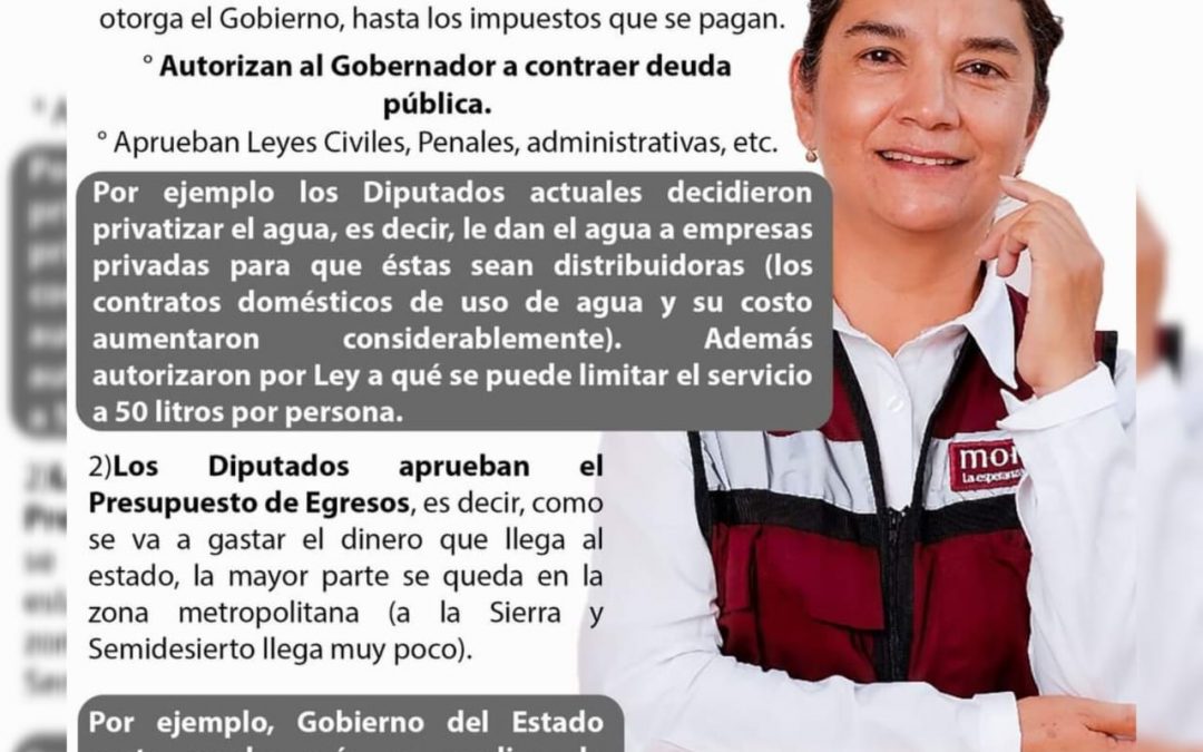 Blanca Benítez llama a los ciudadanos a informarse y a votar conscientemente este 2 de junio