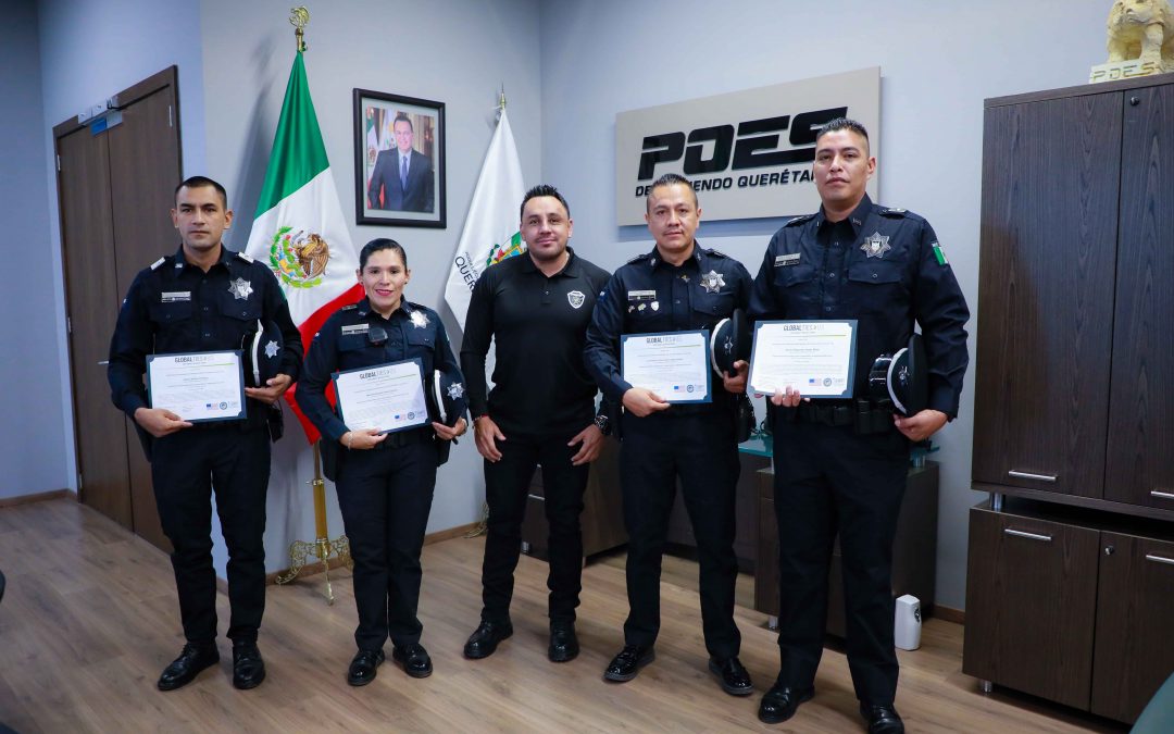 Continúa Policía Estatal con especializaciones impartidas por agencias internacionales