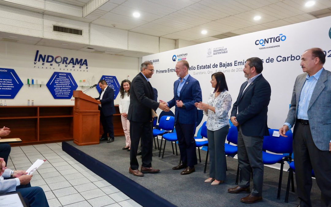 SEDESU entrega Sello Estatal de Bajas Emisiones de Carbono