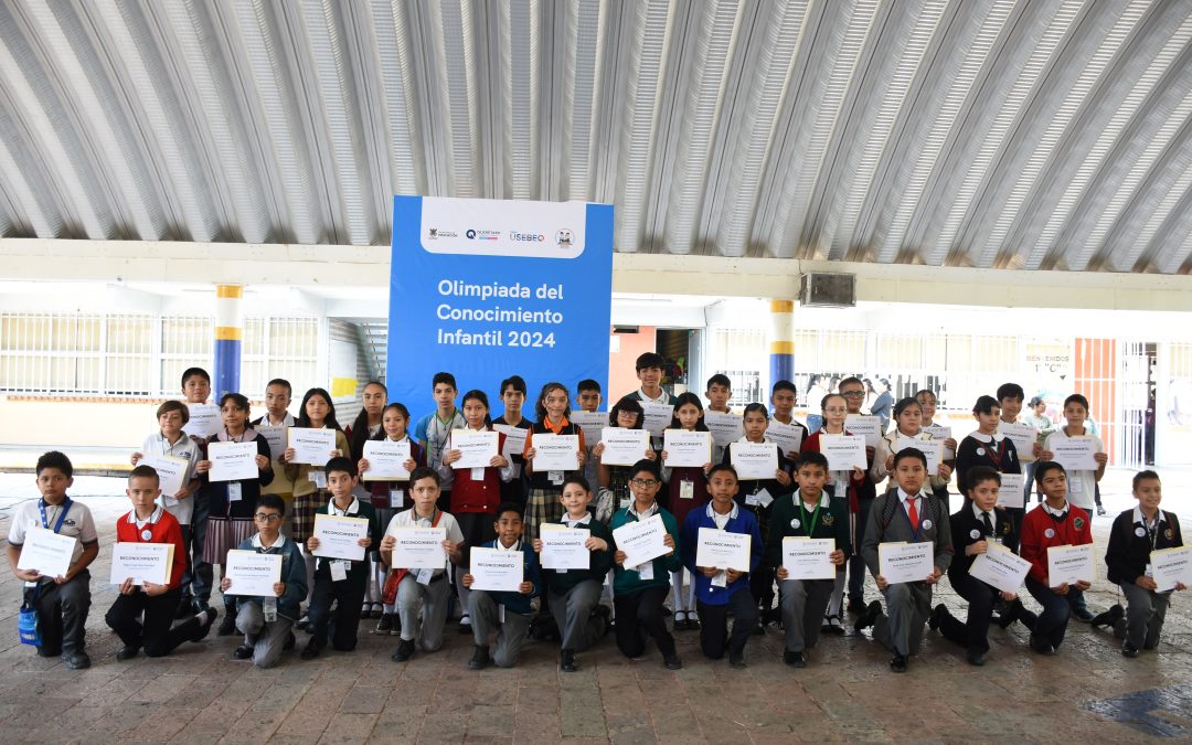 Participan 88 alumnos en Olimpiada Estatal del Conocimiento Infantil