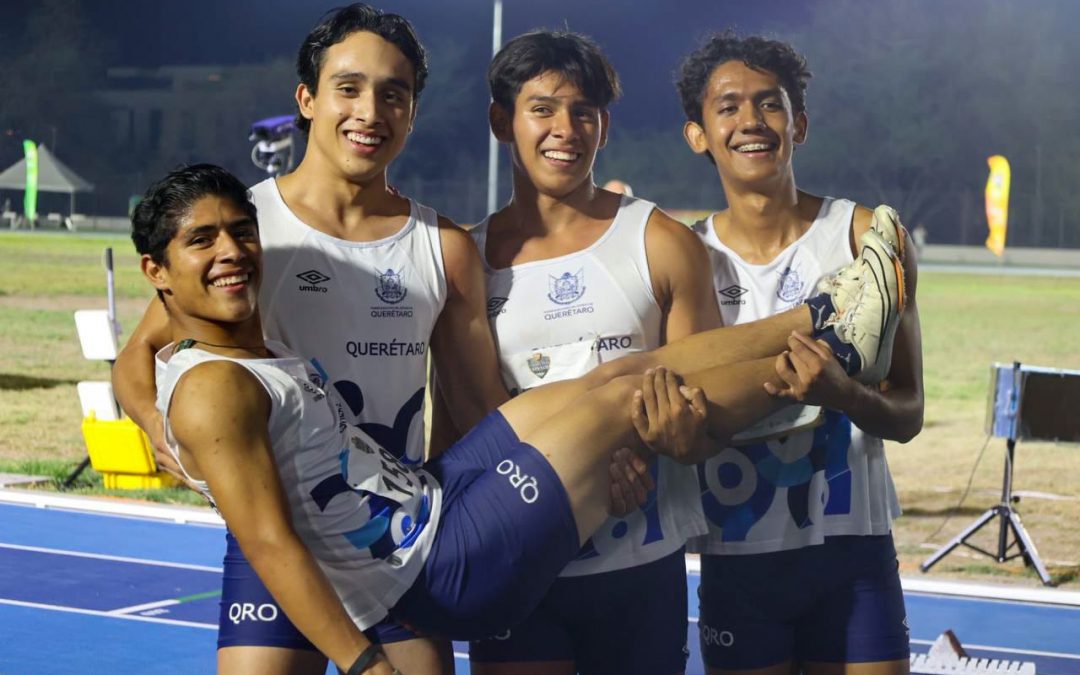 Destaca Querétaro con 28 medallas y un récord nacional en atletismo