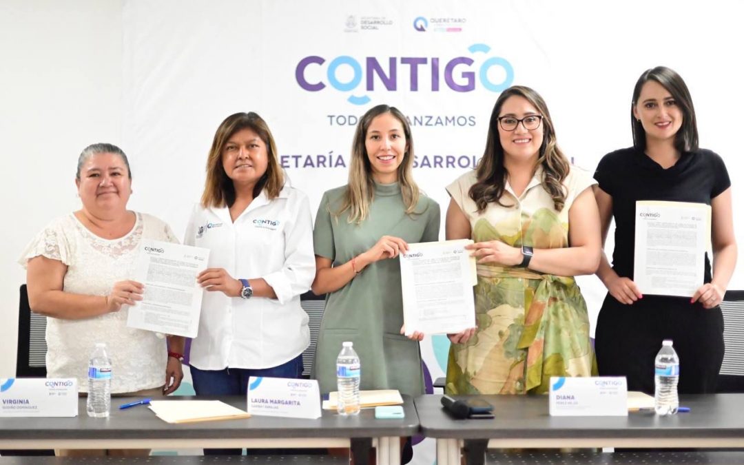 Fortalecen lazos SEDESOQ y la Secretaría de la Mujer del municipio de Querétaro