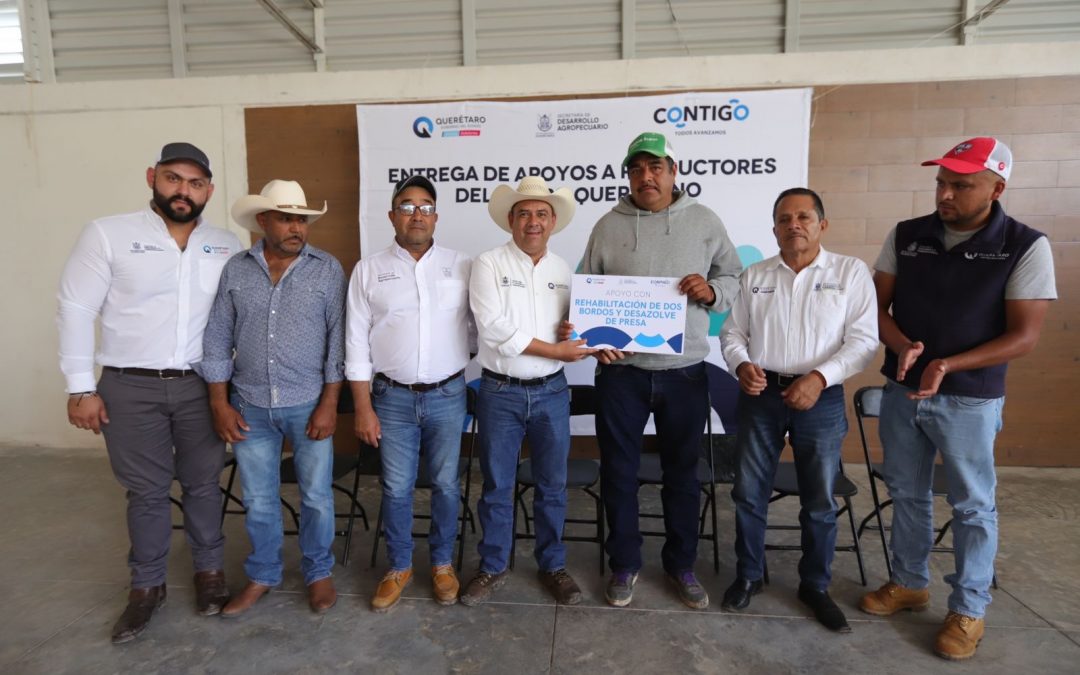 Invierte SEDEA más de un millón de pesos para rehabilitación y desazolve de bordos en San Juan del Río
