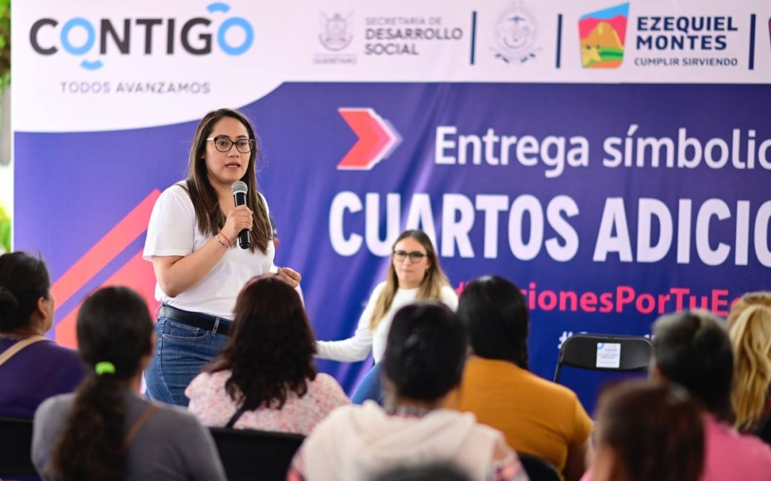 Impulsa SEDESOQ acciones a favor de vivienda digna en Ezequiel Montes