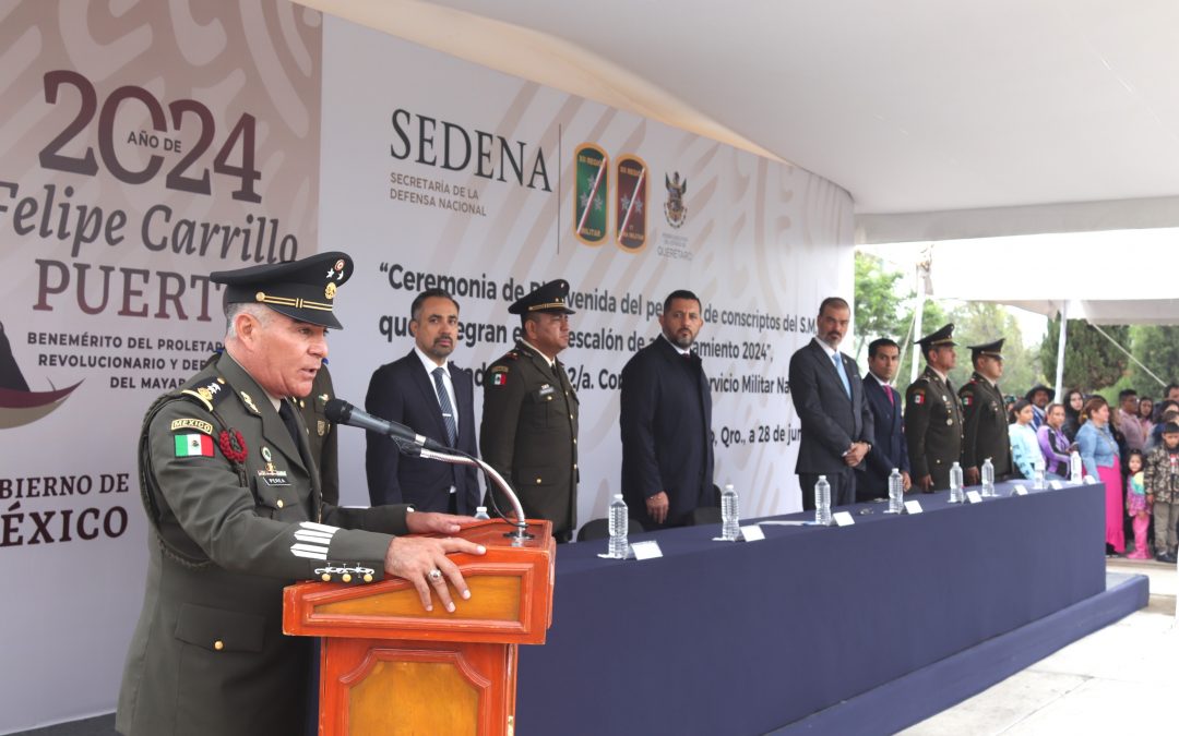 Inician 108 c o n s c r i p t o s el Servicio Militar Nacional