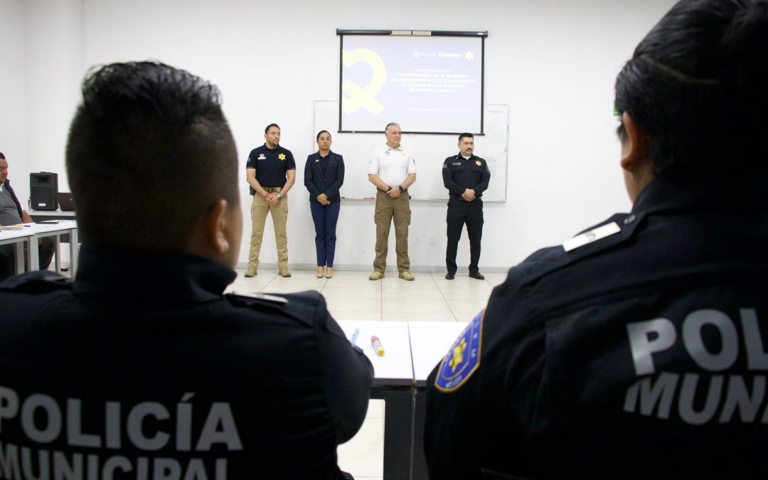 Se certifica personal del C4 de la SSPMQ en manejo de sistemas de geolocalización