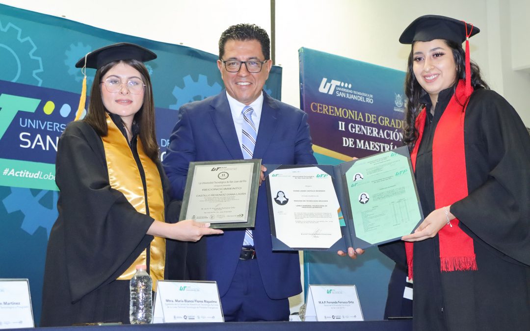 Se titula segunda generación de maestría en Tecnología Aplicada la UTSJR