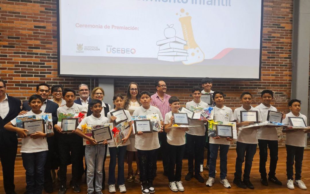Reconocen a ganadores de la Olimpiada del Conocimiento Infantil 2023-2024