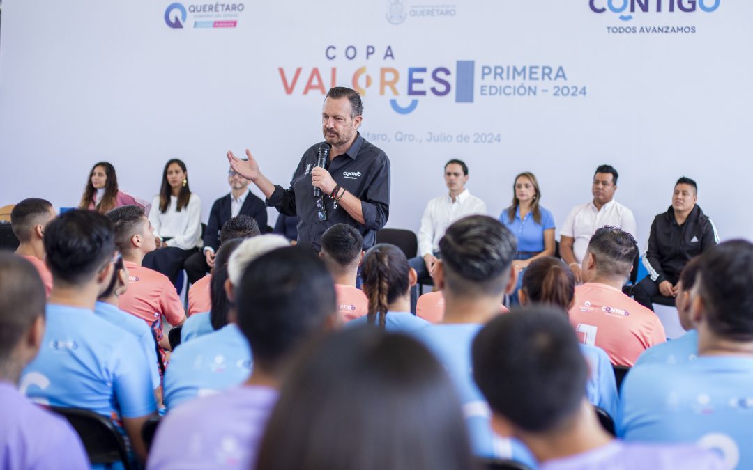 Inaugura el Gobernador la Copa Valores del Consejo Estatal Contra las Adicciones